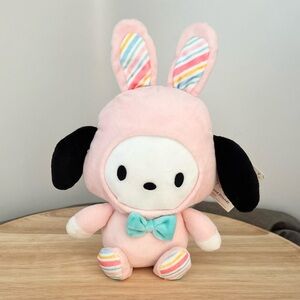 Hello Kitty & Friends Pochacco/Bunny 8 inch Plush, NWT